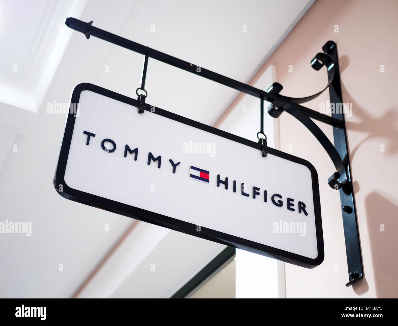 ATHENS, GREECE - DECEMBER 30, 2016: Tommy Hilfiger shop in a big mall of  Athens, Greece Stock Photo - Alamy