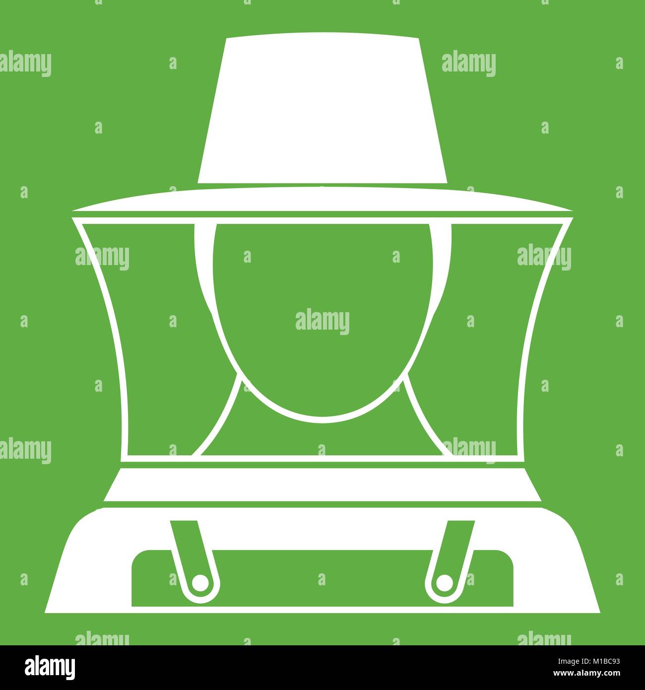 Beekeeper icon green Stock Vector Image & Art - Alamy