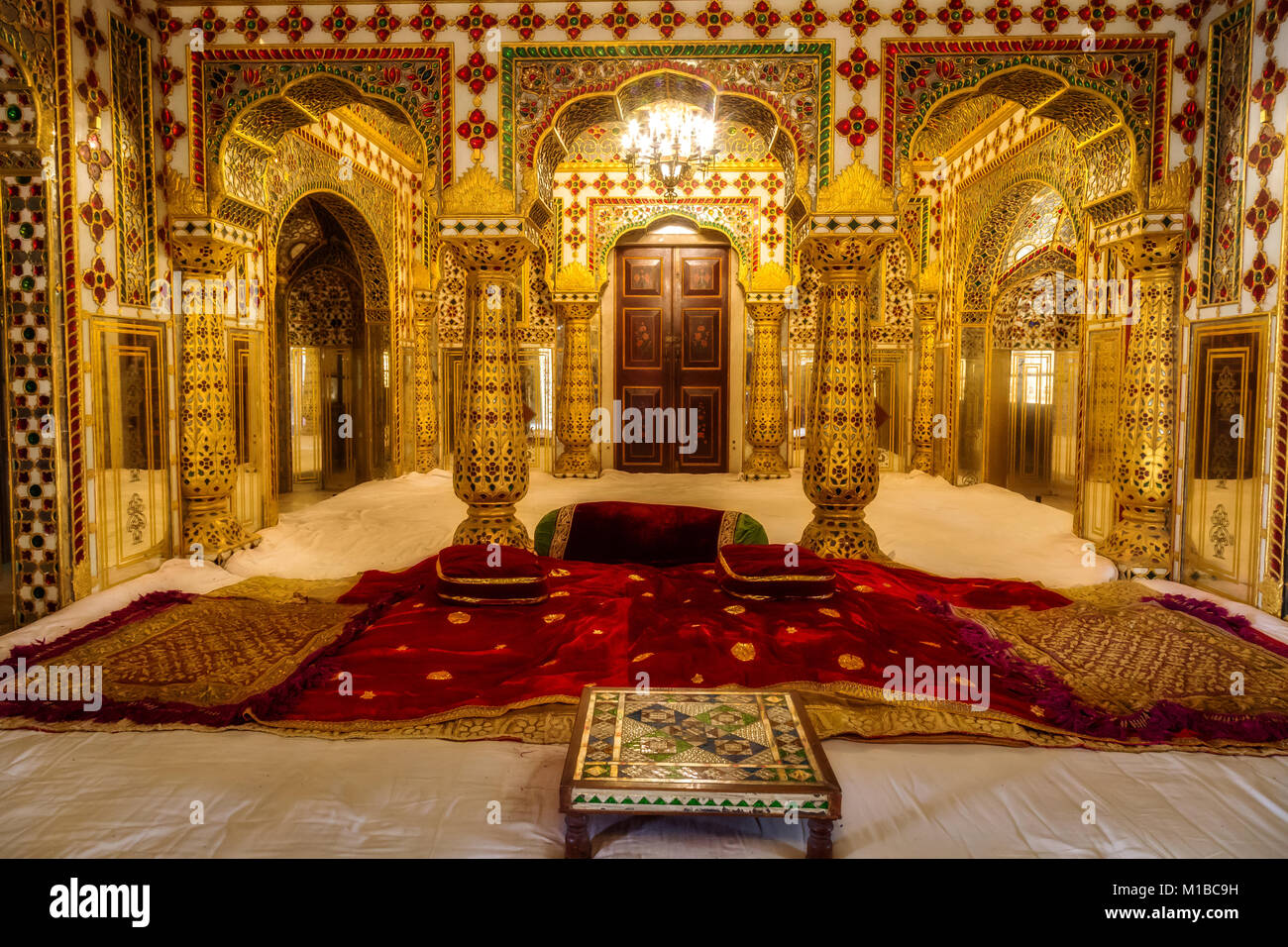 Jaipur city palace interior hi-res stock photography and images - Alamy