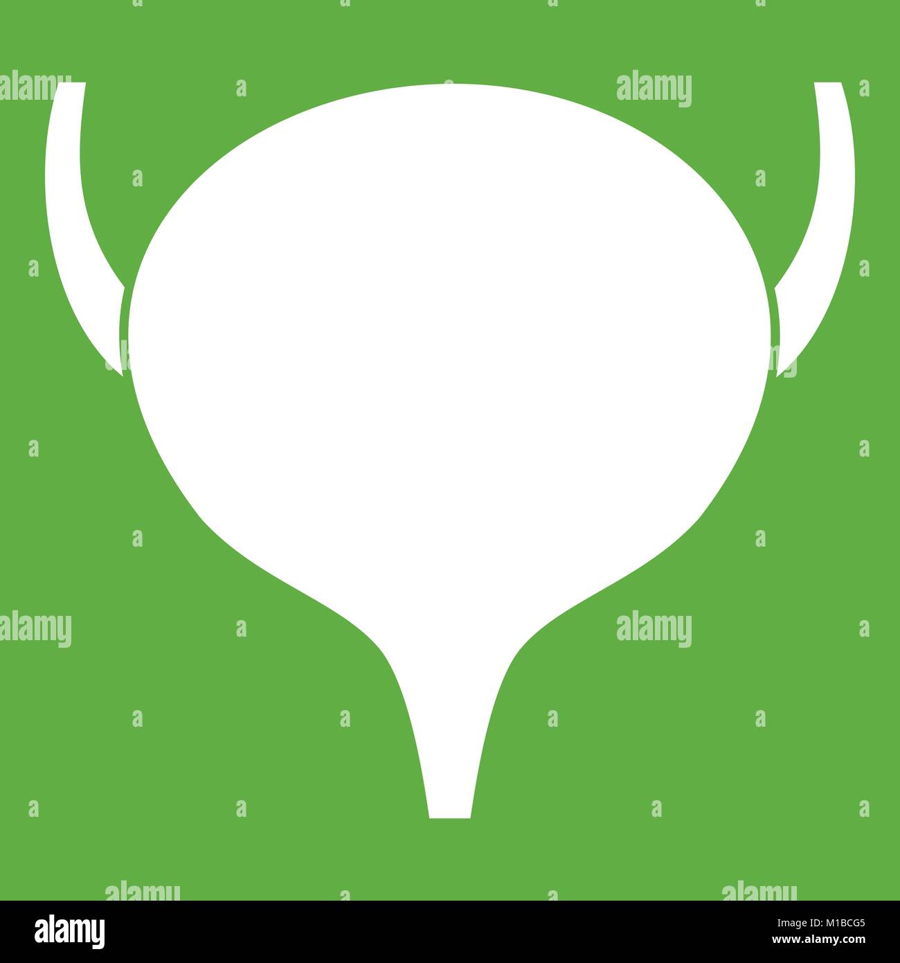 Bladder icon green Stock Vector Image & Art - Alamy