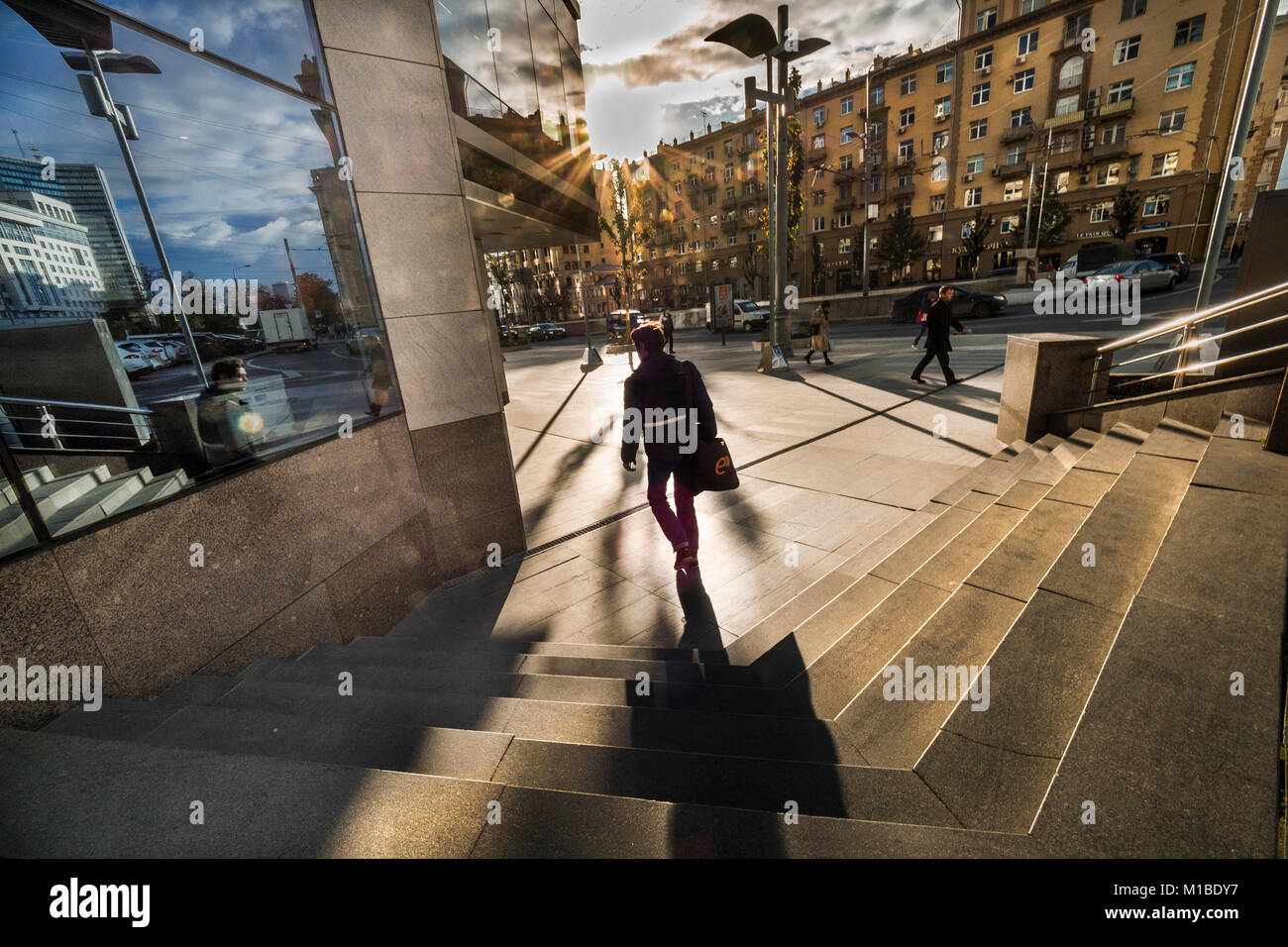Russia, Moscow. Novinsky Boulevard Stock Photo - Alamy