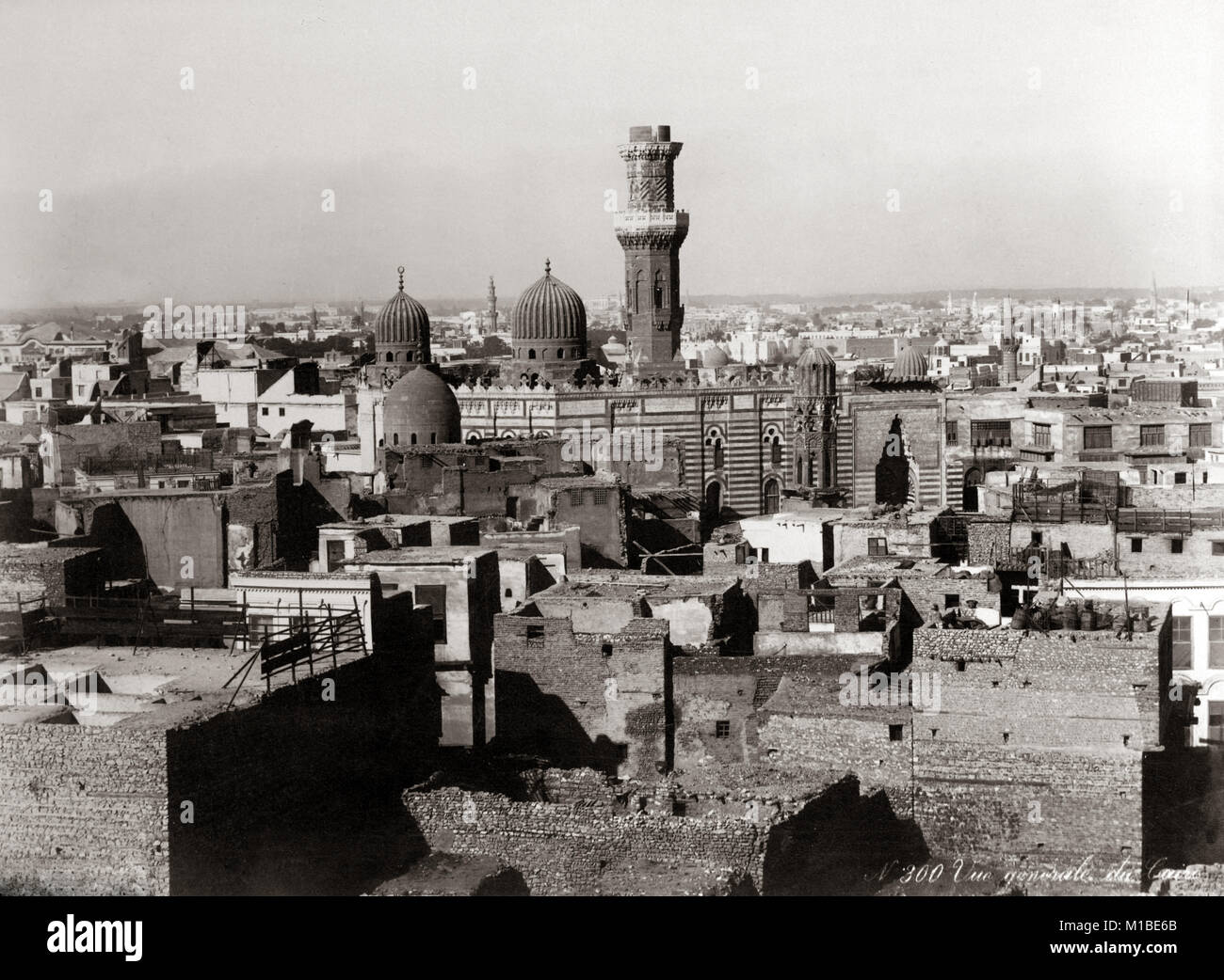 Rooftop view of Cairo, Egypt, c.1890 Stock Photo - Alamy