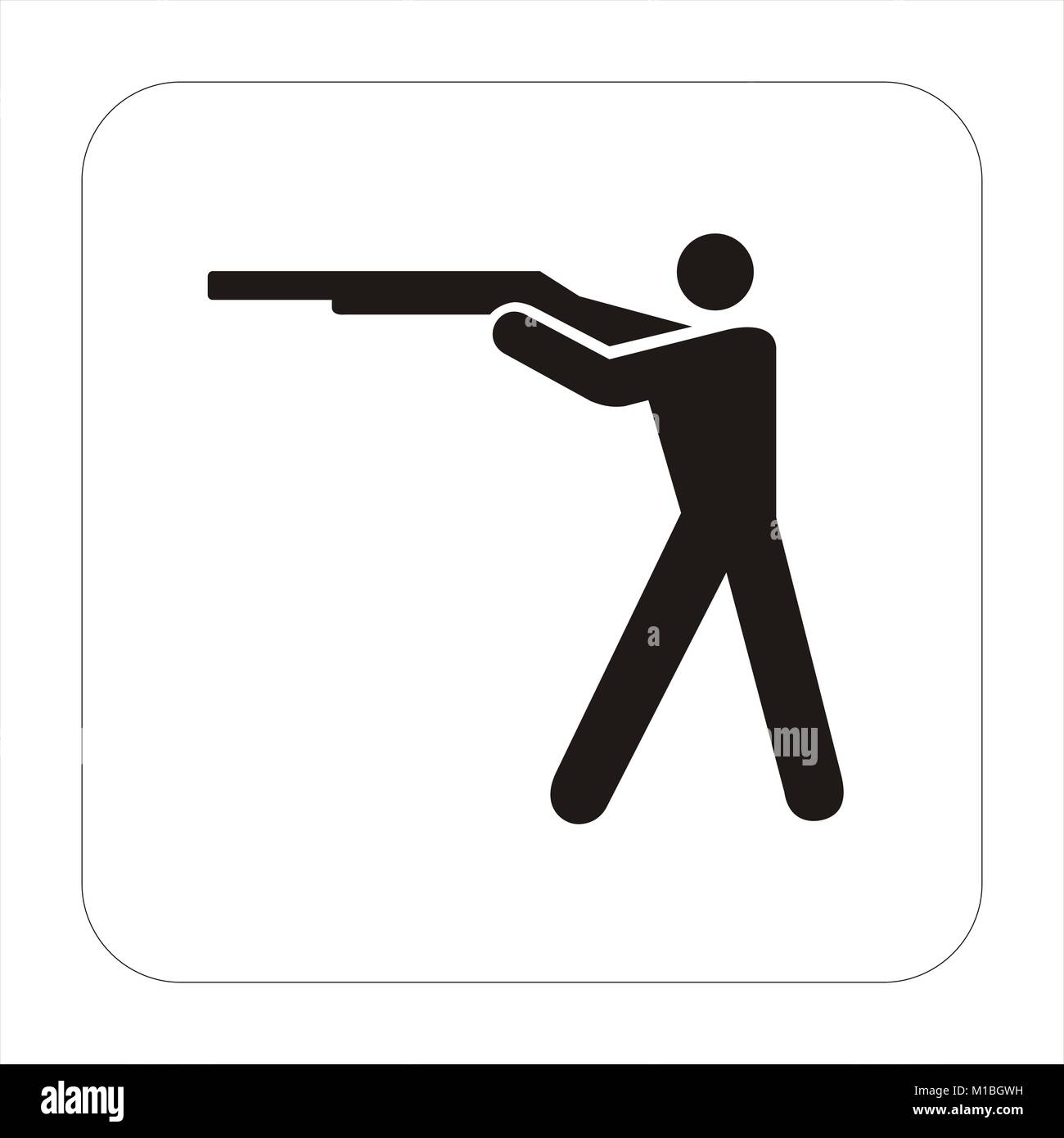 Sniper shooting aim symbol hi-res stock photography and images - Alamy