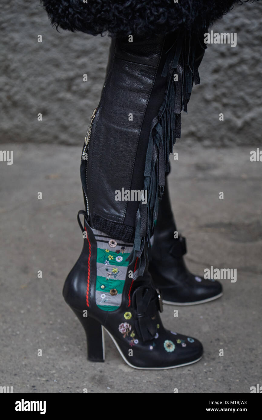 fendi boots patent leather