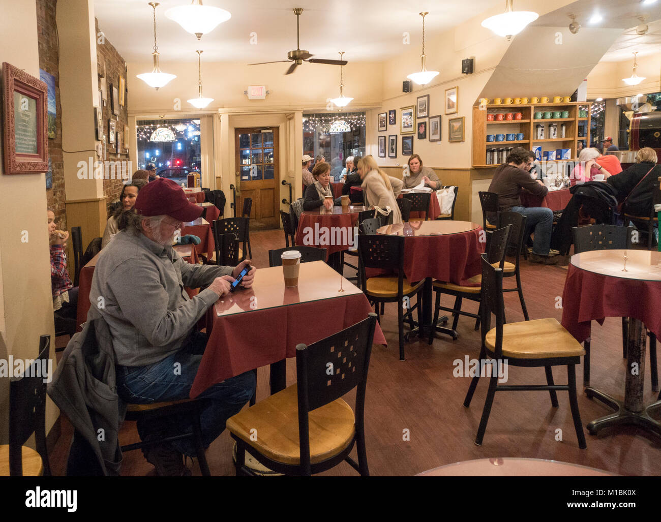 the works bakery and cafe Portsmouth NH Stock Photo Alamy