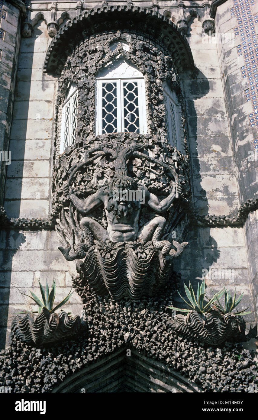 Pena Palace 19th Century Romanticism Style Sintra Portugal Stock Photo Alamy