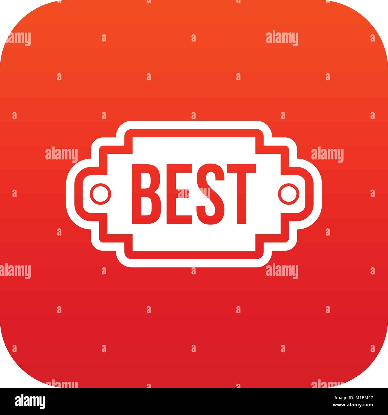 Best label icon digital red Stock Vector Image & Art - Alamy
