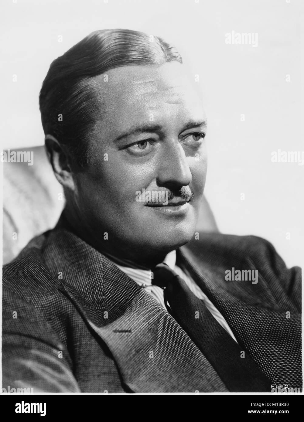 Edmund Lowe, Publicity Portrait for the Film, 'Under Cover of Night', MGM, 1937 Stock Photo