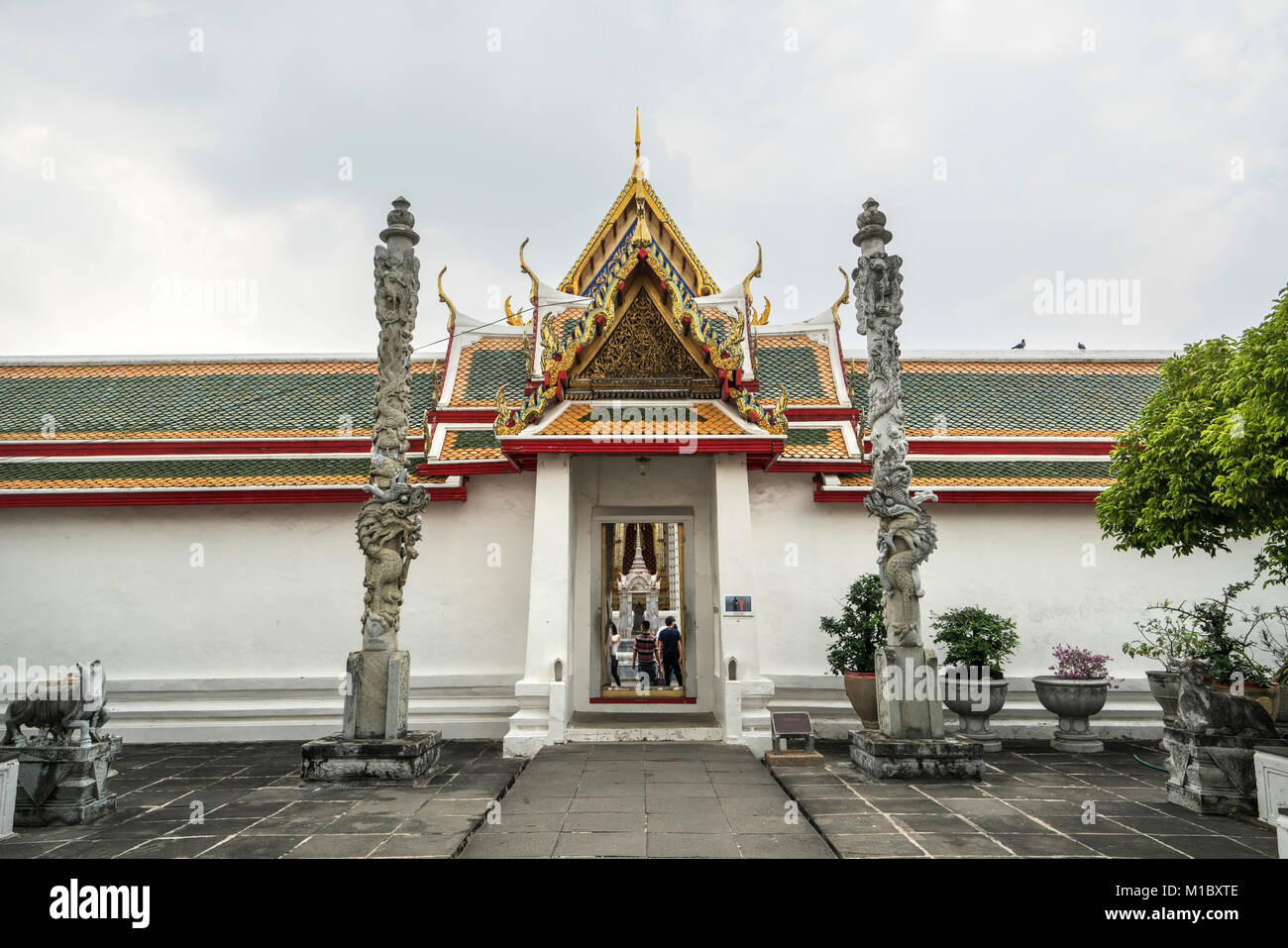 An external view of Wat Arun temple, Bangkok, Thailand Stock Photo
