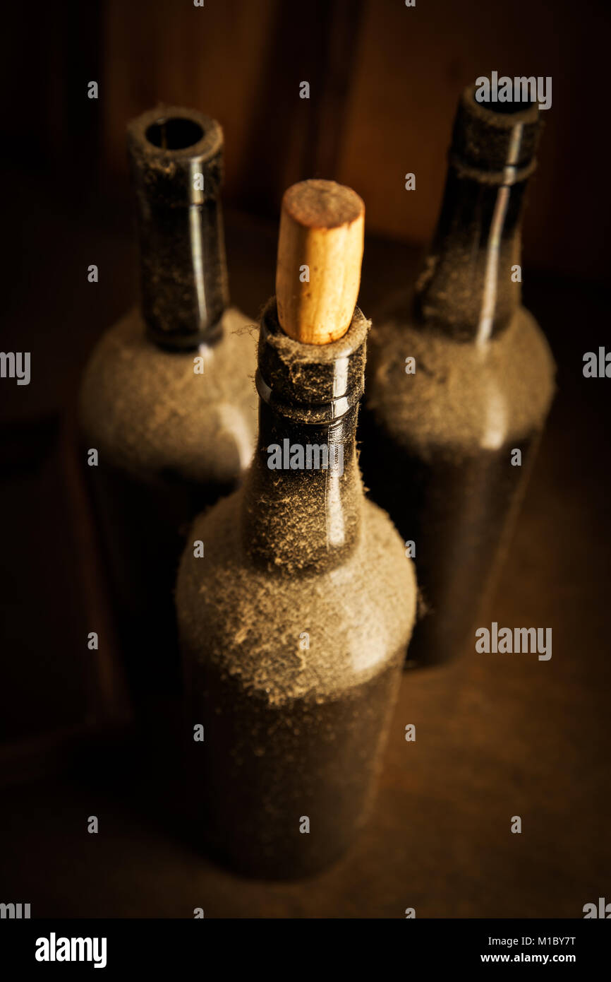 Old Wine Bottles High Resolution Stock Photography and Images Alamy