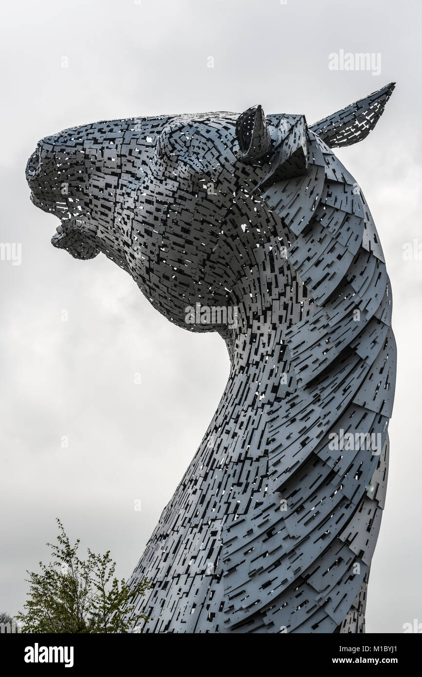 The Kelpies sculptures designed by Andy Scott at The Helix Park