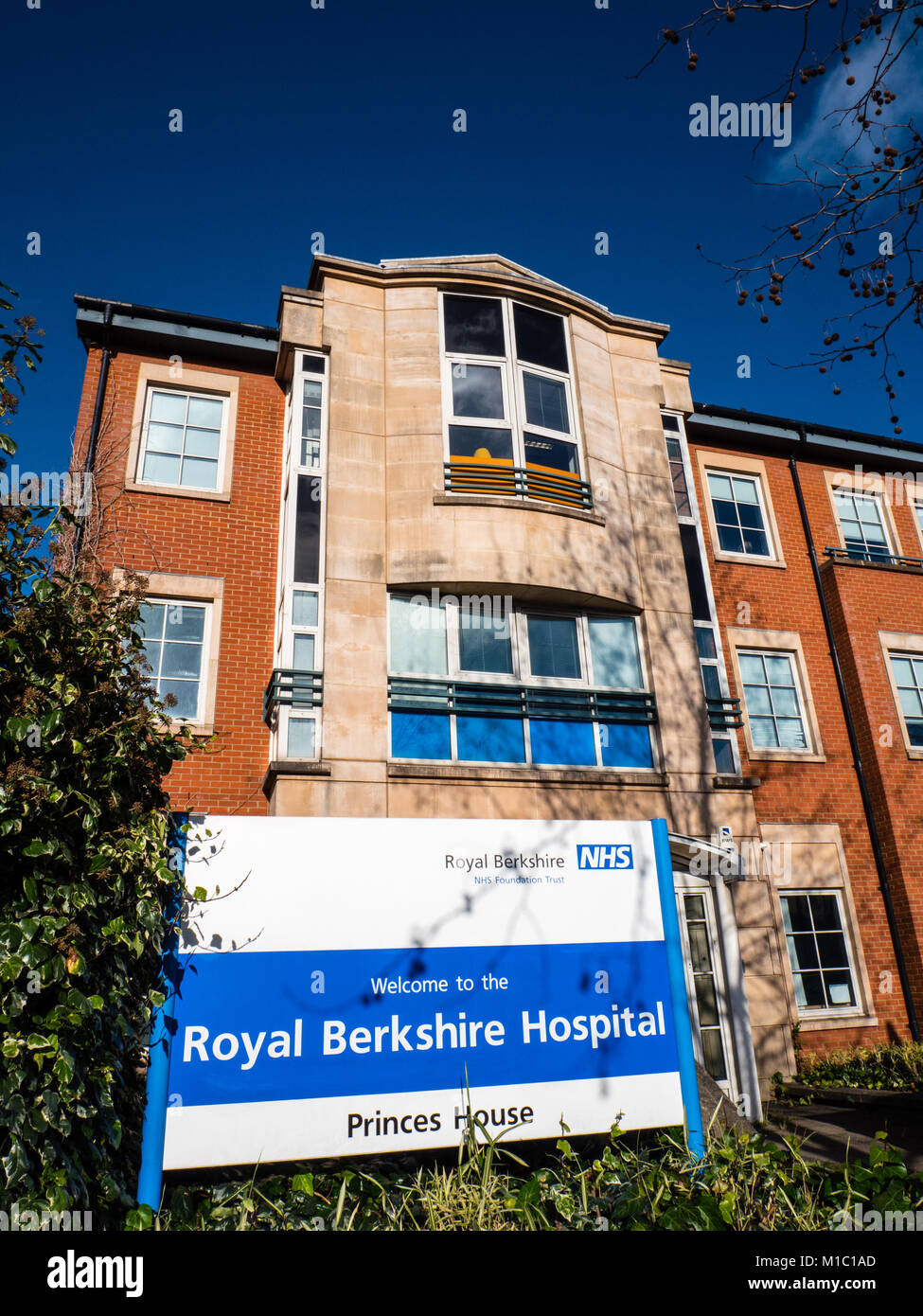 Royal Berkshire Hospital, Princes House, Reading, Berkshire, England, UK, GB. Stock Photo