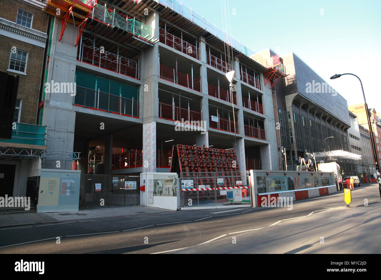 Construction of the New Student Centre for University College, London