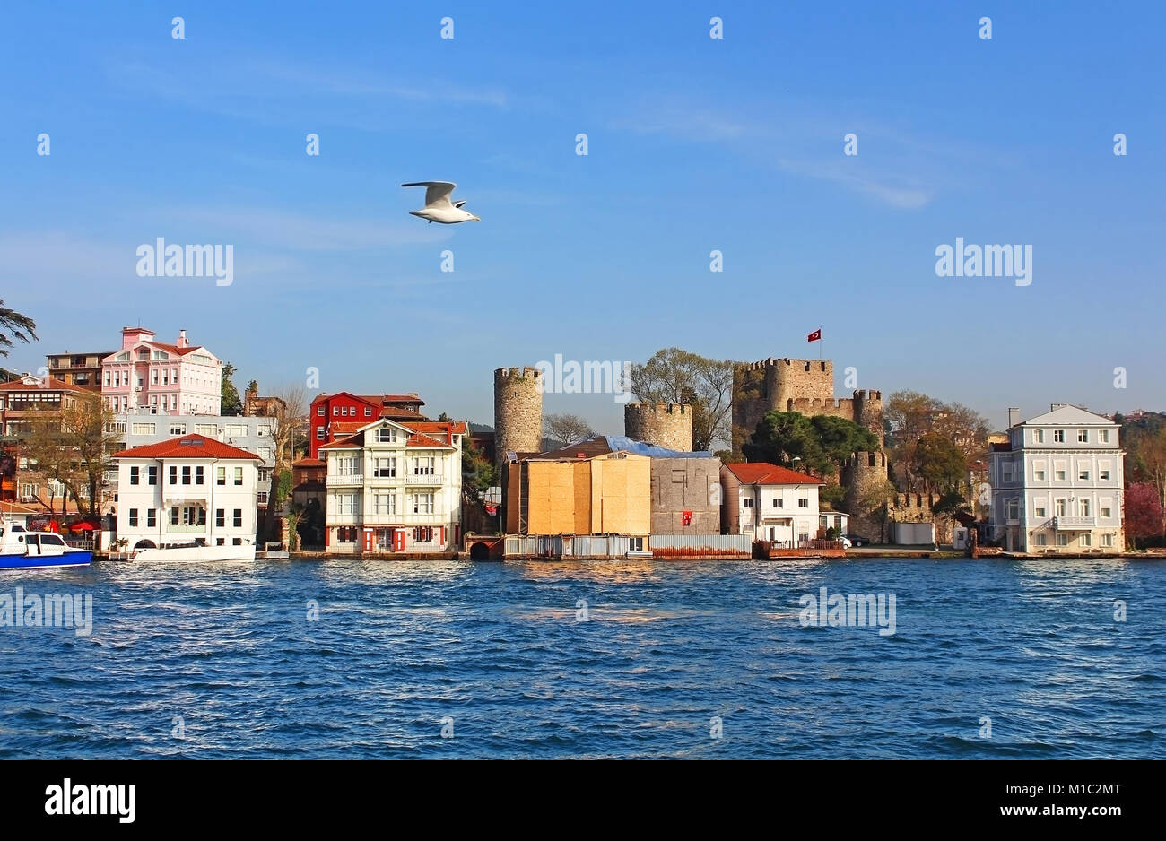 anatolian castle (anadolu hisari) in istanbul.historically known as guzelce  hisar(meaning proper castle) is a fortress located in anatolian (asian) si  Stock Photo - Alamy