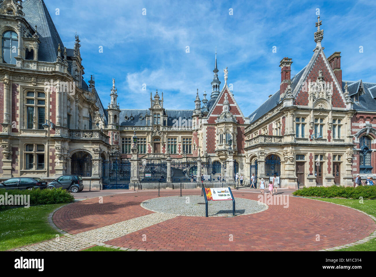 The Benedictine Palace, Fécamp, Seine-Maritime, Normandie, France, Europe Stock Photo