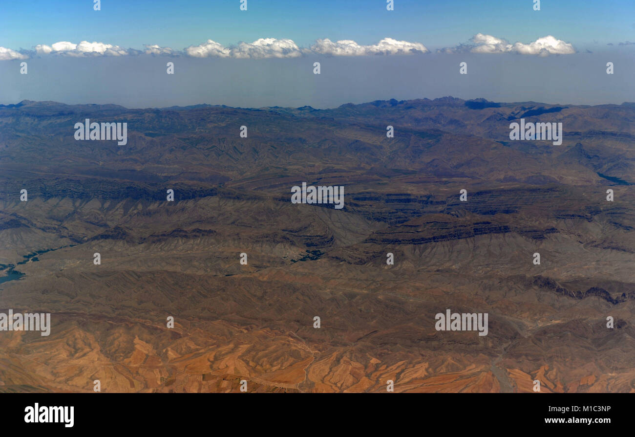 The mountains near Ahvaz city of Khuzestan province of Islamic republic of Iran Stock Photo