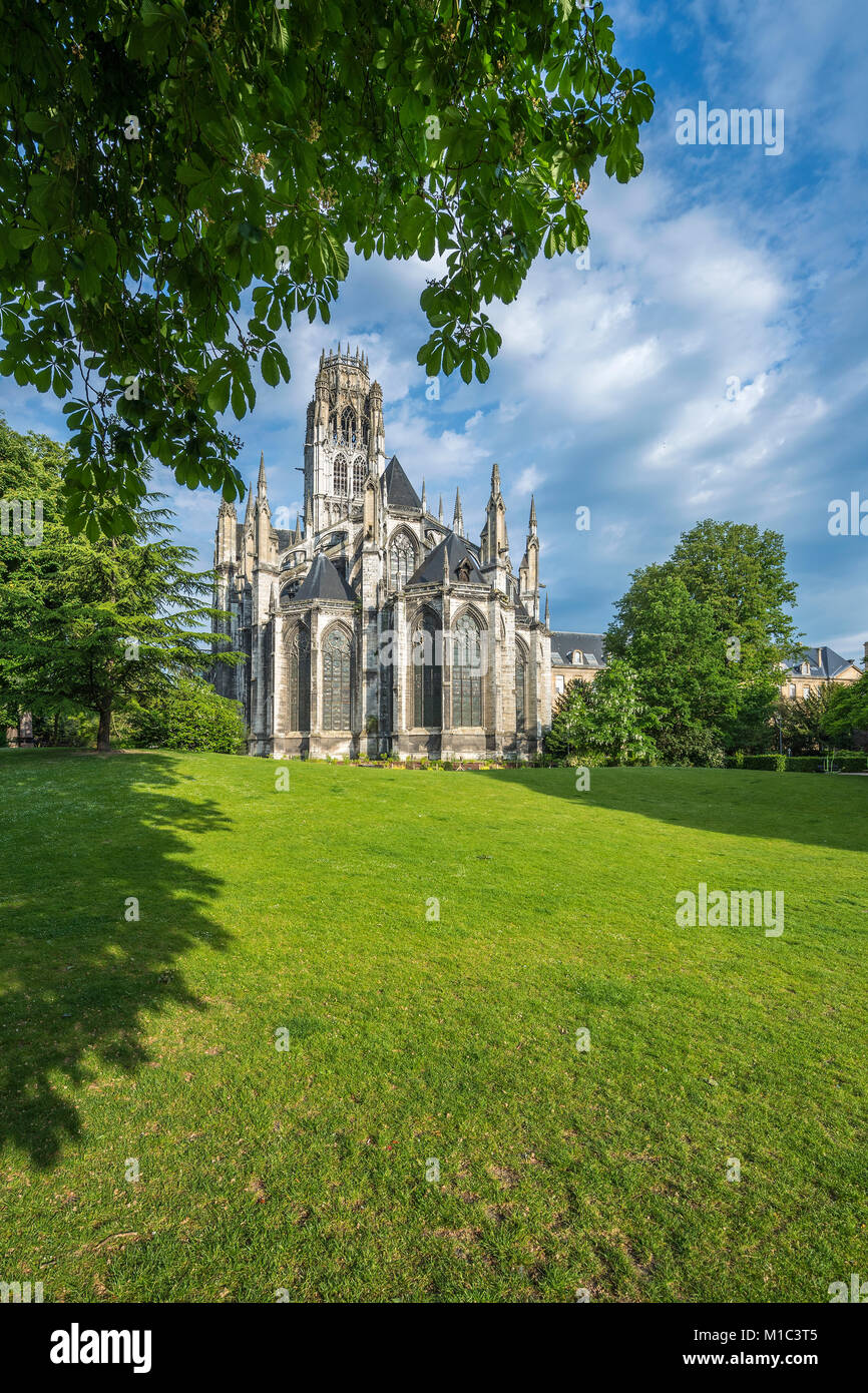 Monastery of Saint-Ouen, Rouen, Seine-Maritime, Normandie, France, Europe Stock Photo