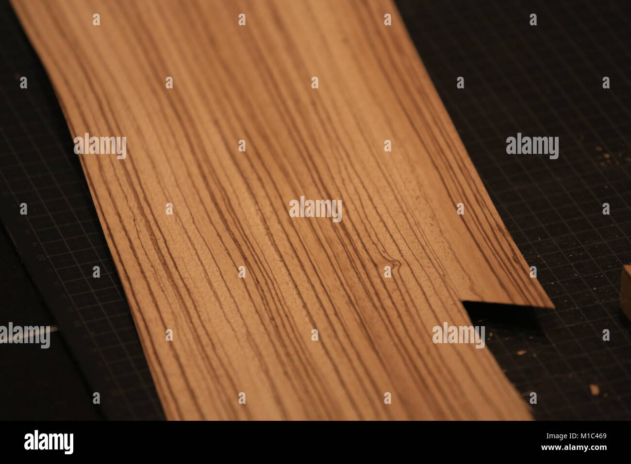 Zebrano Wood Veneer Stock Photo - Alamy