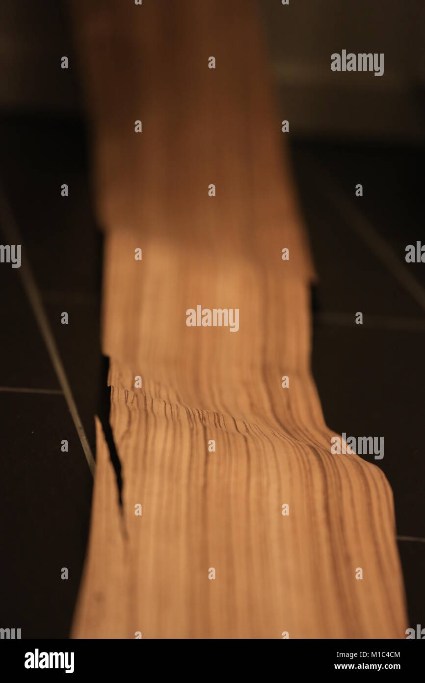 Zebrano Wood Veneer Stock Photo - Alamy