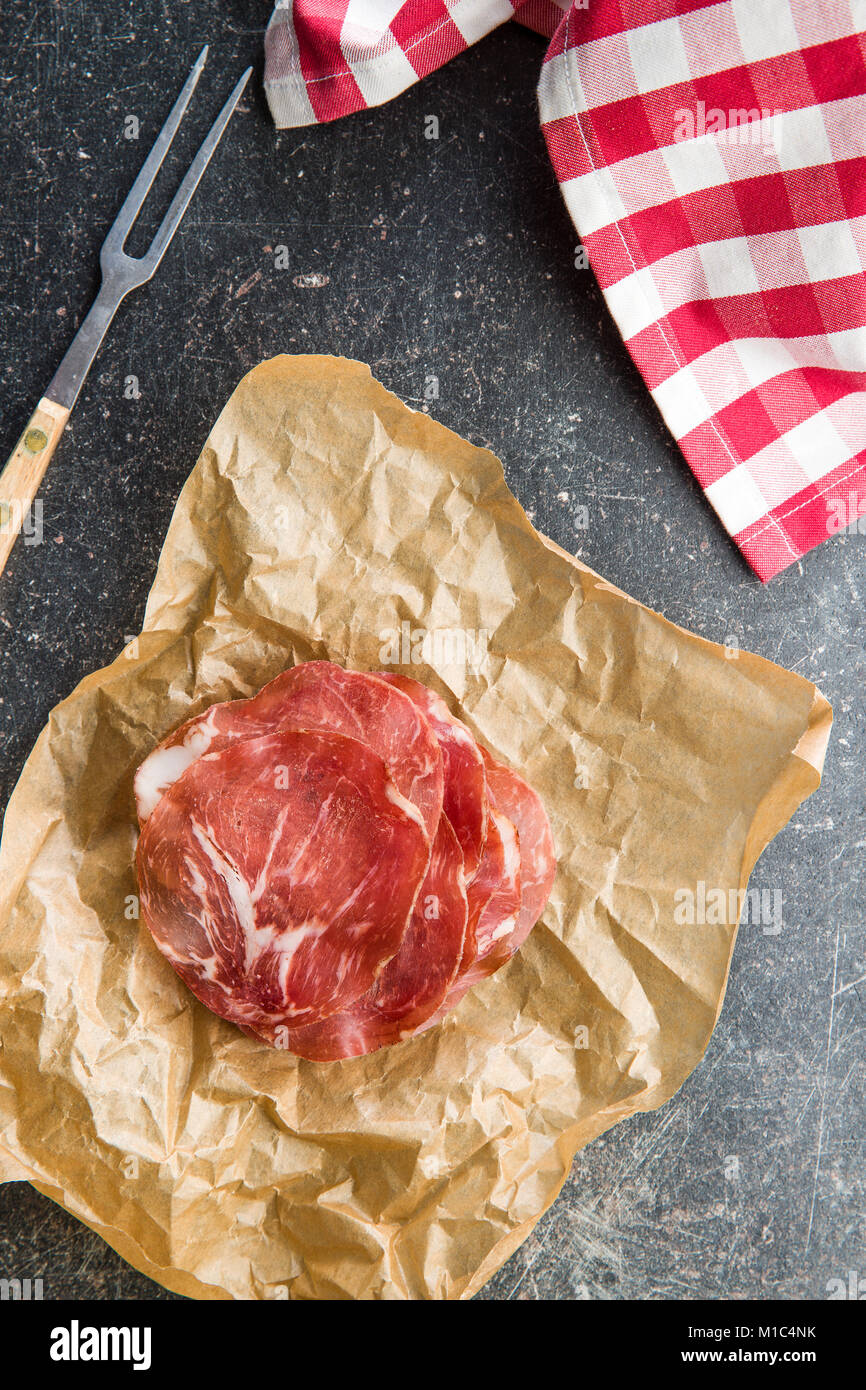 Prosciutto crudo parma ham hi res stock photography and images Alamy