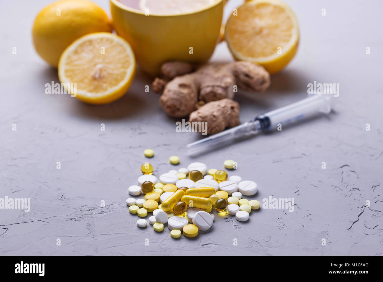 Traditional medicines and alternative natural remedies. Selective focus