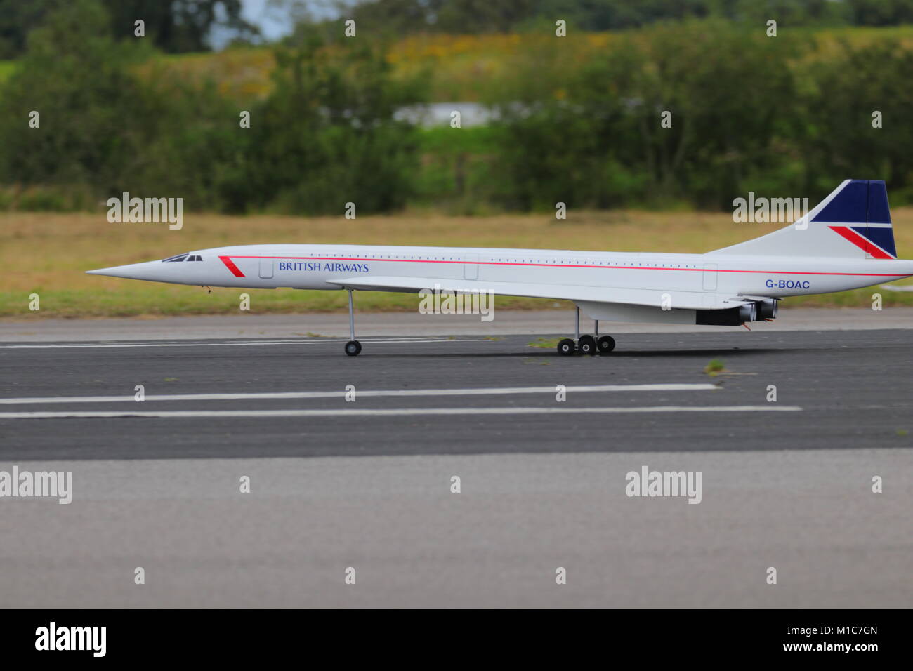 Large Scale Model Concorde Stock Photo - Alamy