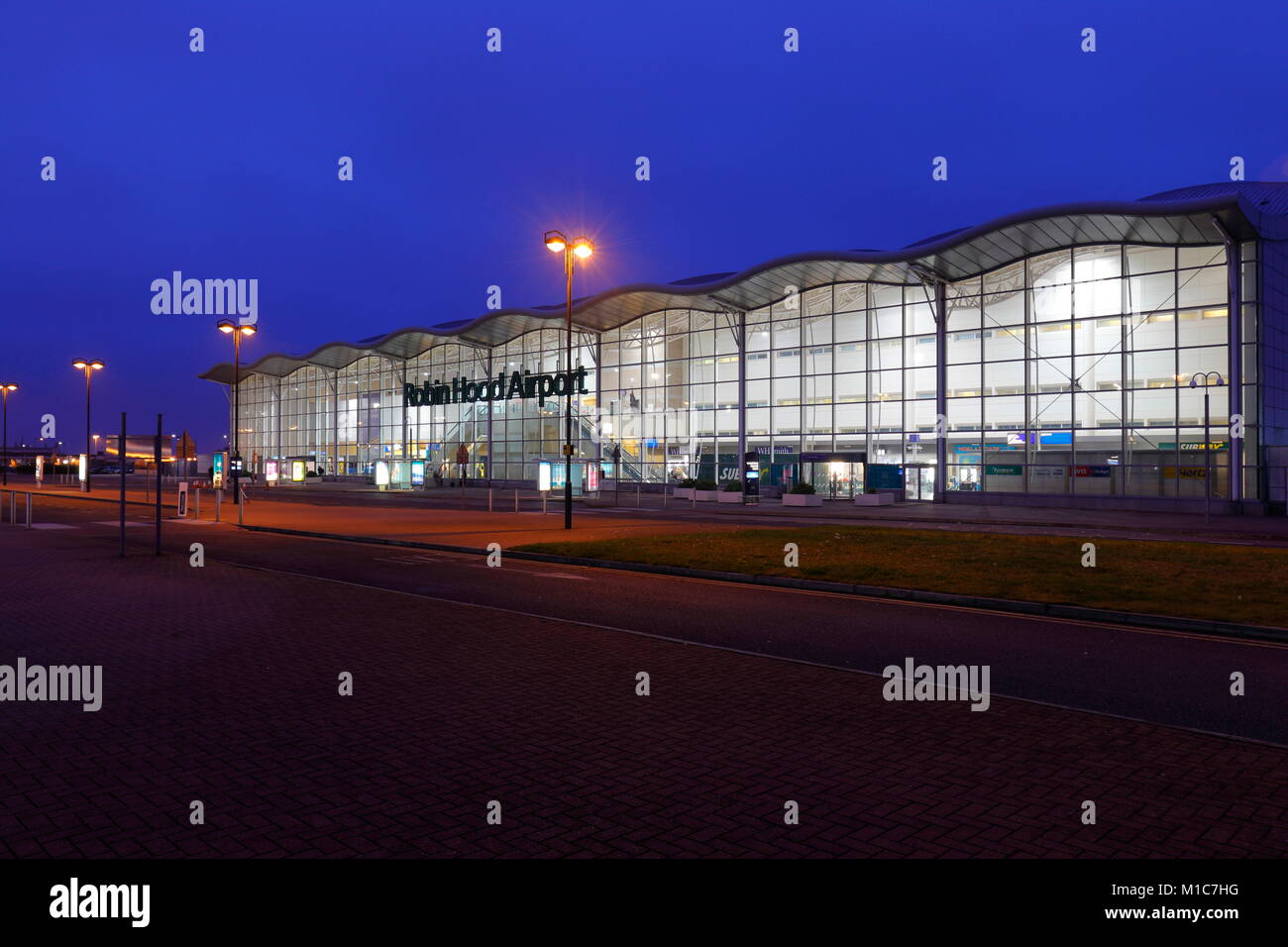 Doncaster Sheffield Airport Stock Photo