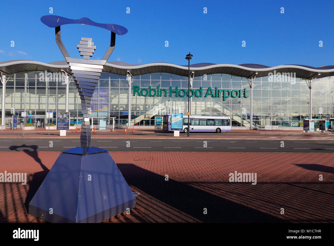 Doncaster Sheffield Airport Stock Photo