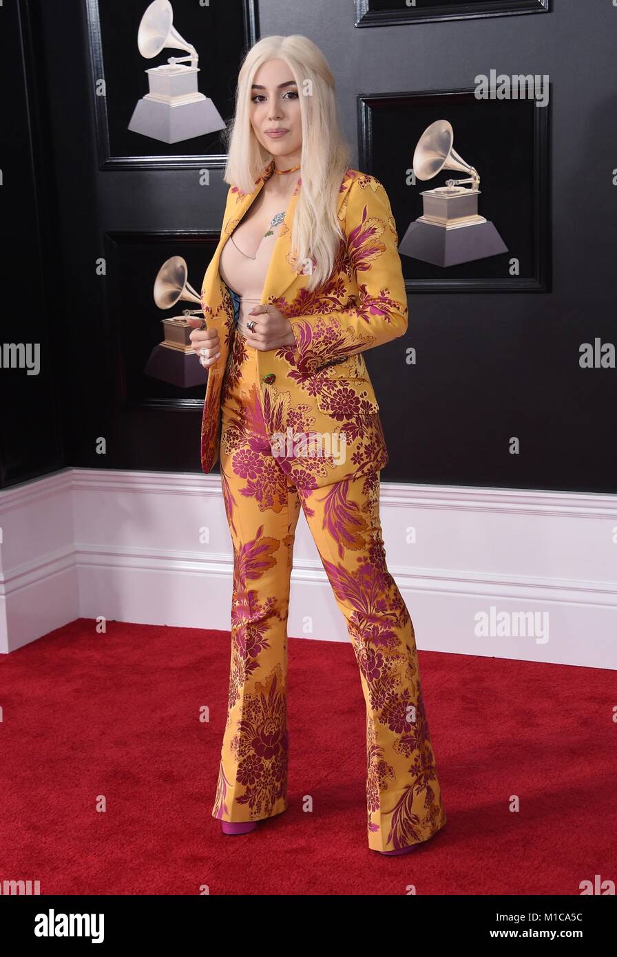 New York, NY, USA. 28th Jan, 2018. Ava Max at arrivals for 60th