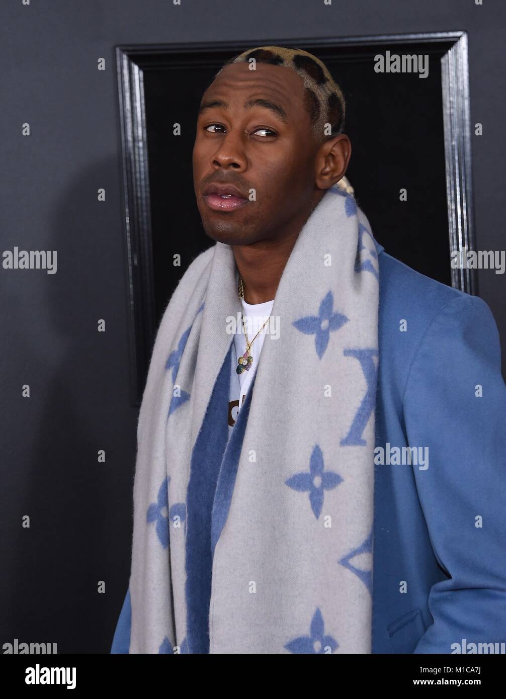 Tyler creator seen arriving live hi-res stock photography and images - Alamy