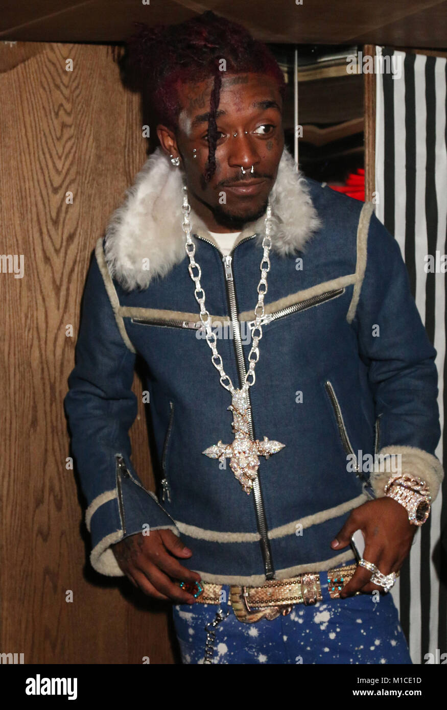 New York, NY, USA. 28th Jan, 2018. POSITIVE STORIES ONLY Lil Uzi