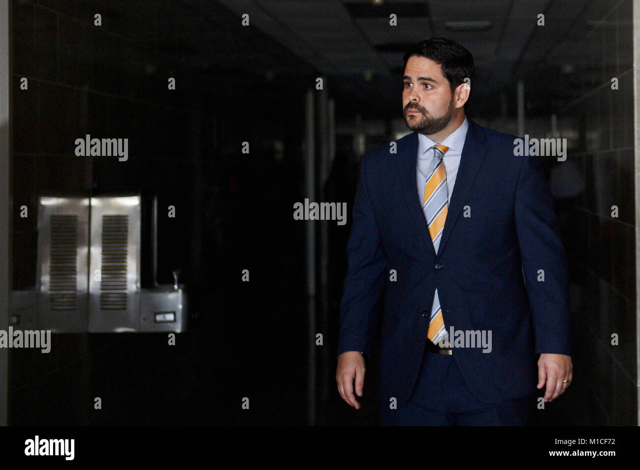 FAJARDO, Puerto Rico. , . APAGON EN EL TRUBUNAL DE FAJARDO. EN LA FOTO