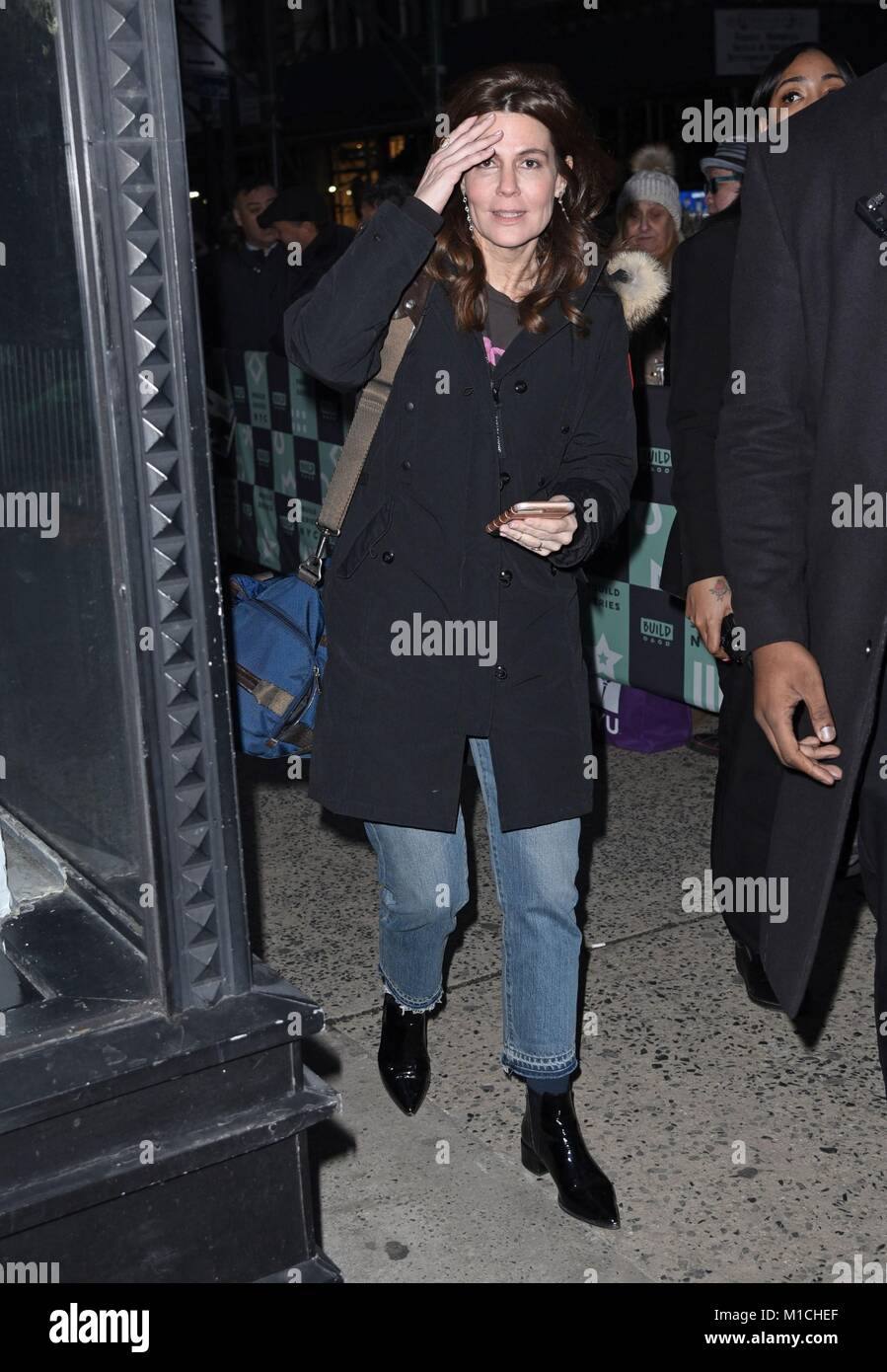 New York, NY, USA. 29th Jan, 2018. Sigal Avin, seen at BUILD Series to promote her THAT'S HARASSMENT campaign out and about for Celebrity Candids - MON, New York, NY January 29, 2018. Credit: Derek Storm/Everett Collection/Alamy Live News Stock Photo