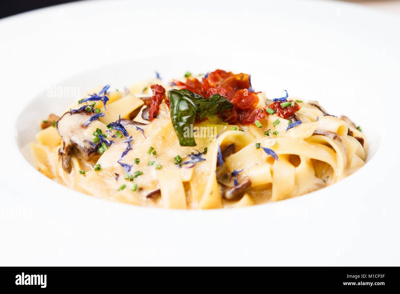 Italian pasta with sauce Stock Photo - Alamy