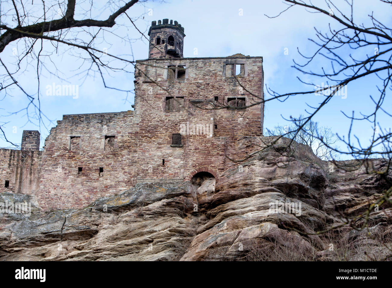 Hardenberg Castle, ruin near Nörten-Hardenberg, district of Northeim, Lower Saxony, Germany Stock Photo
