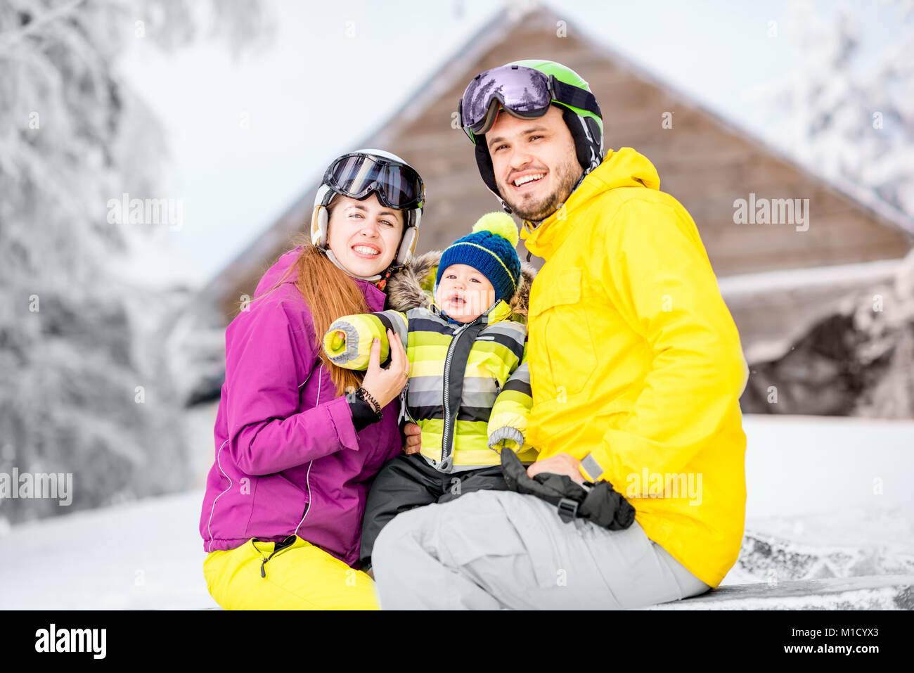 Happy Family During The Winter Vacations Stock Photo Alamy happy-family-during-the-winter-vacations-stock-photo-alamy