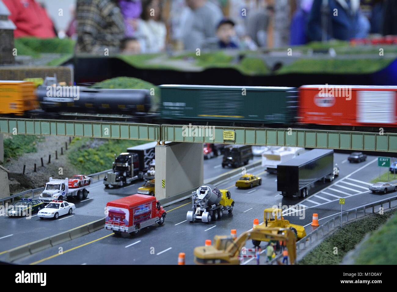 Model trains and scale landscapes at the Amherst Railroad Society Model