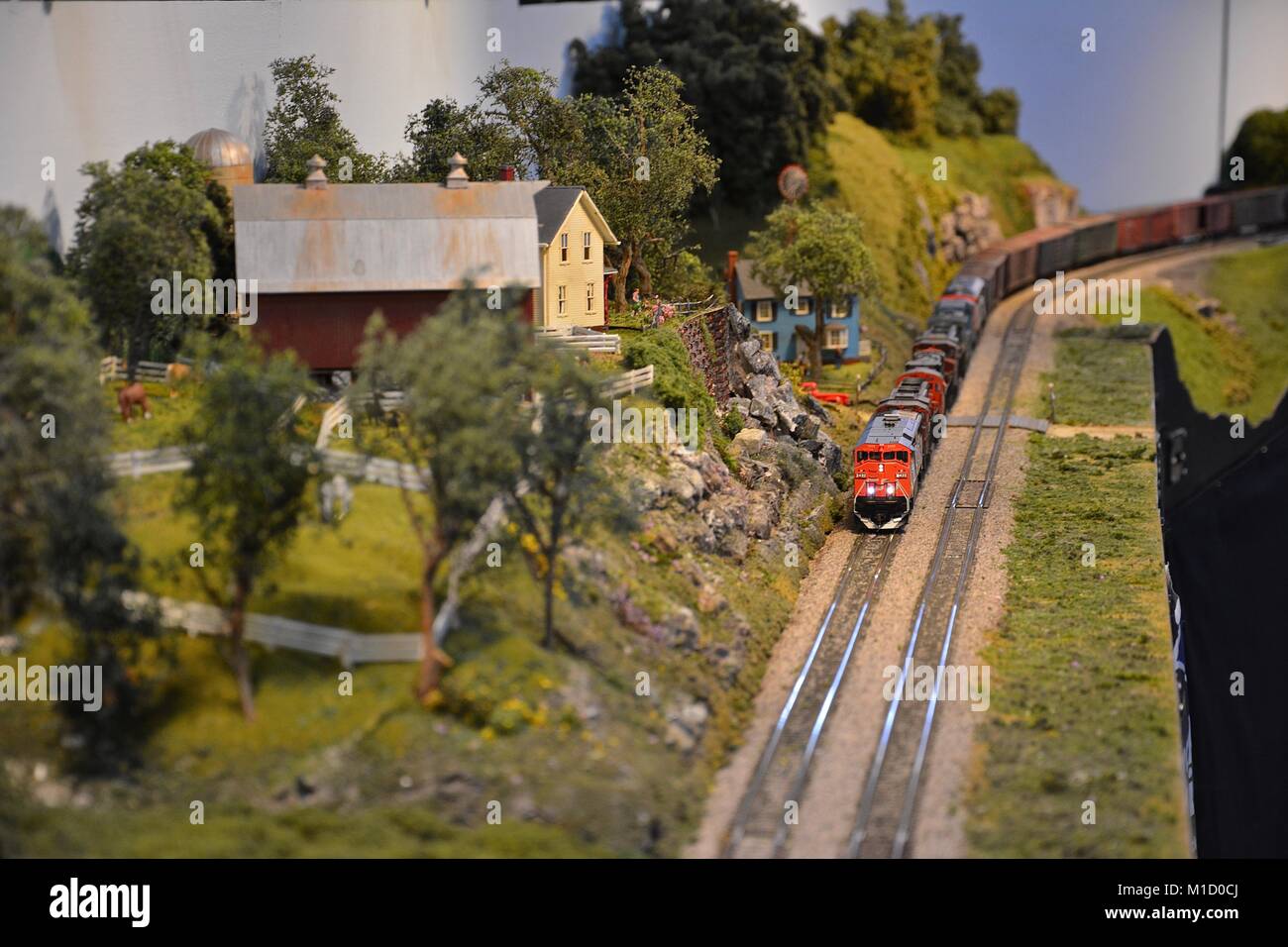 Model trains and scale landscapes at the Amherst Railroad Society Model