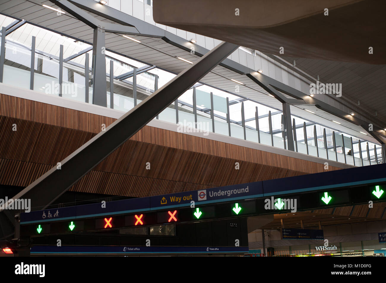 Railway station London Bridge Stock Photo