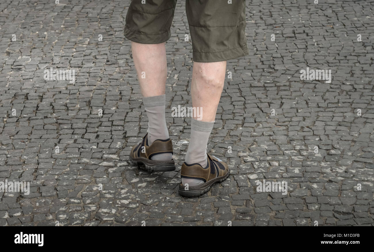 Men legs, Maennerbeine Stock Photo