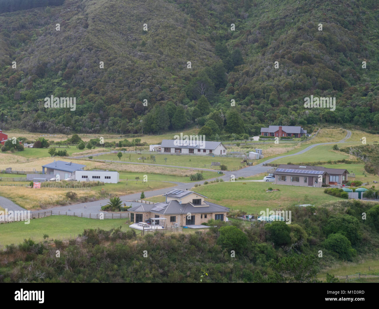 Kaitoke Lifestyle Blocks Stock Photo Alamy