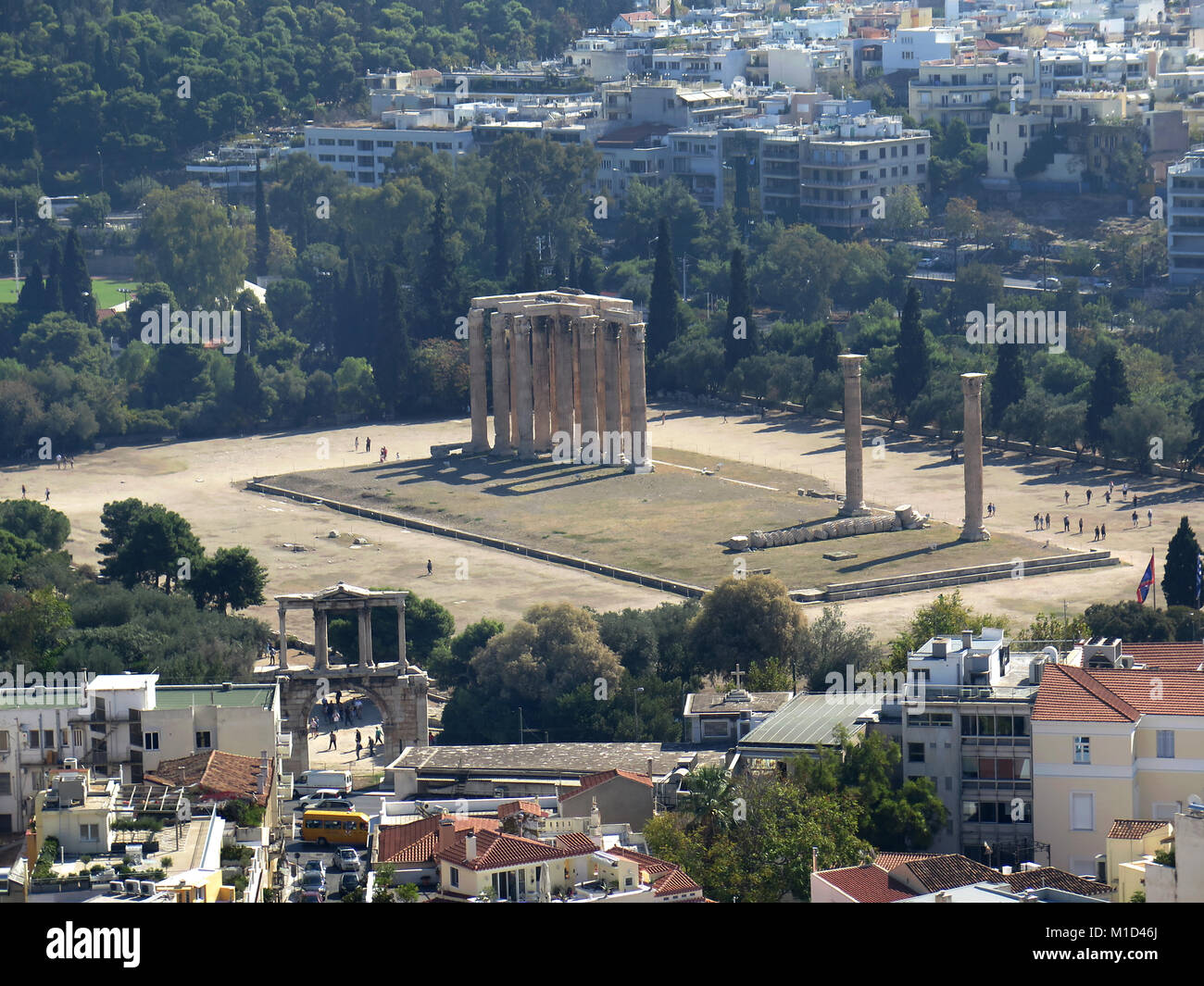 Agora,  Athen, Griechenland Stock Photo