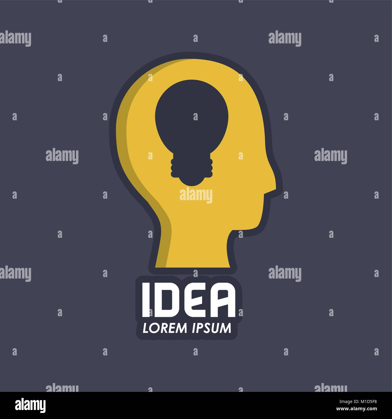 Creative minds and ideas Stock Vector
