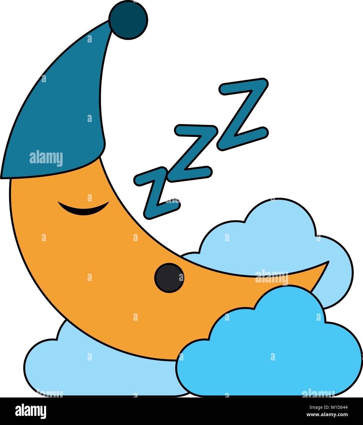 Sleeping cartoon hi-res stock photography and images - Alamy