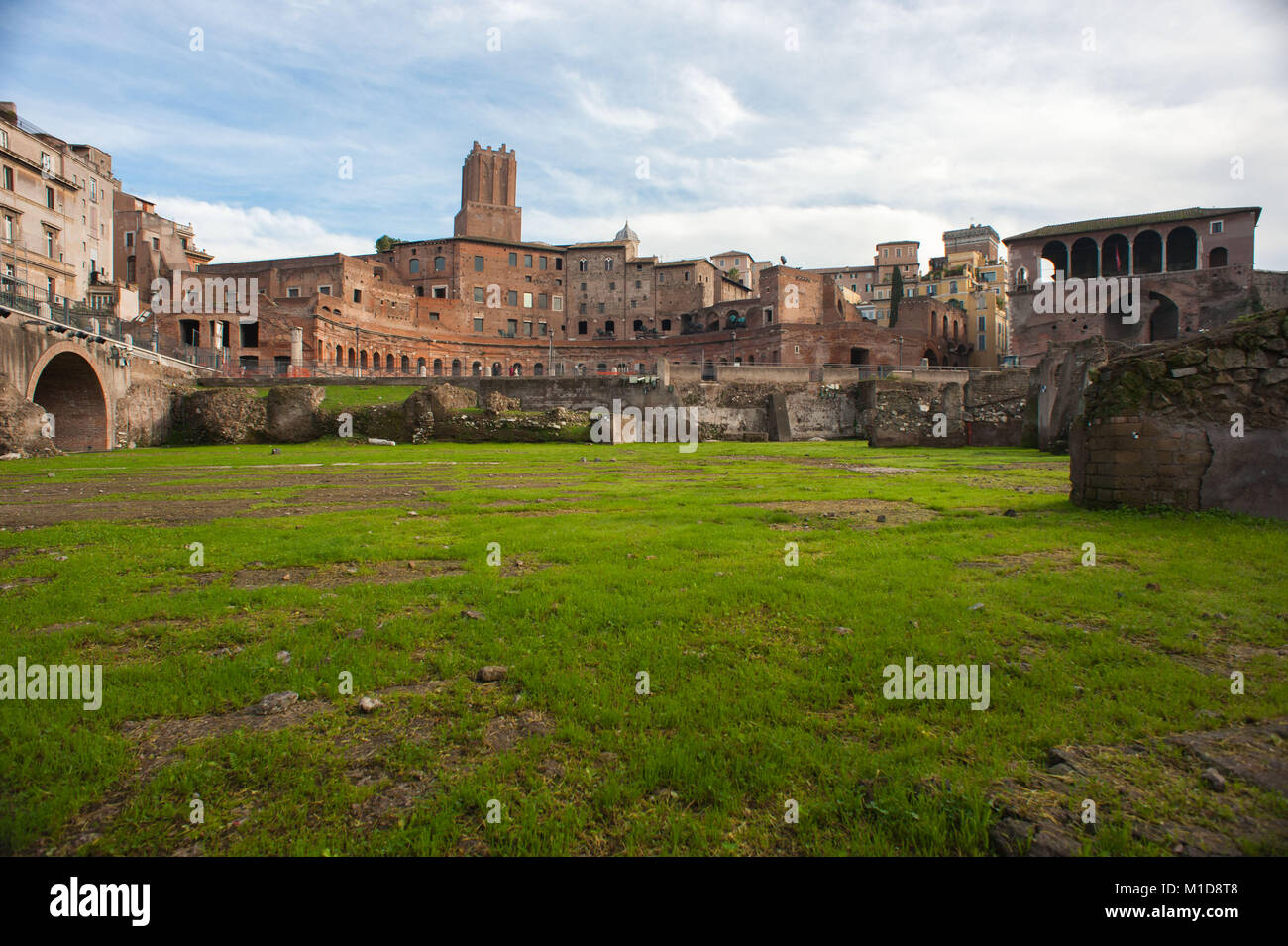 Rome, Italy. Forum of Trajan. Stock Photo