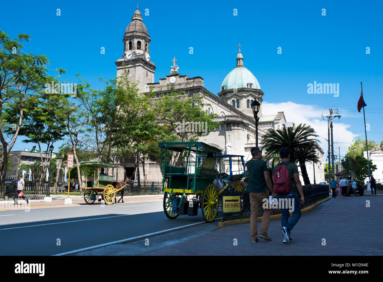 Manila Cathedral, Intramuros, Manila, Philippines Stock Photo