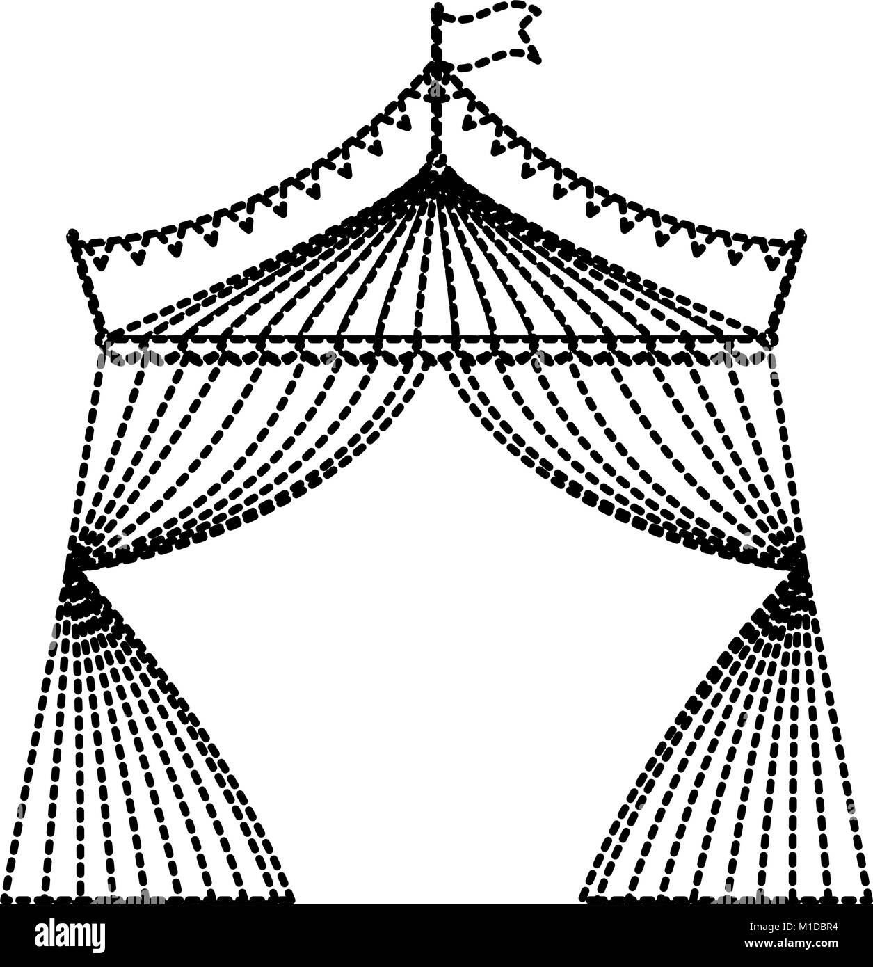 circus tent design Stock Vector Image & Art - Alamy