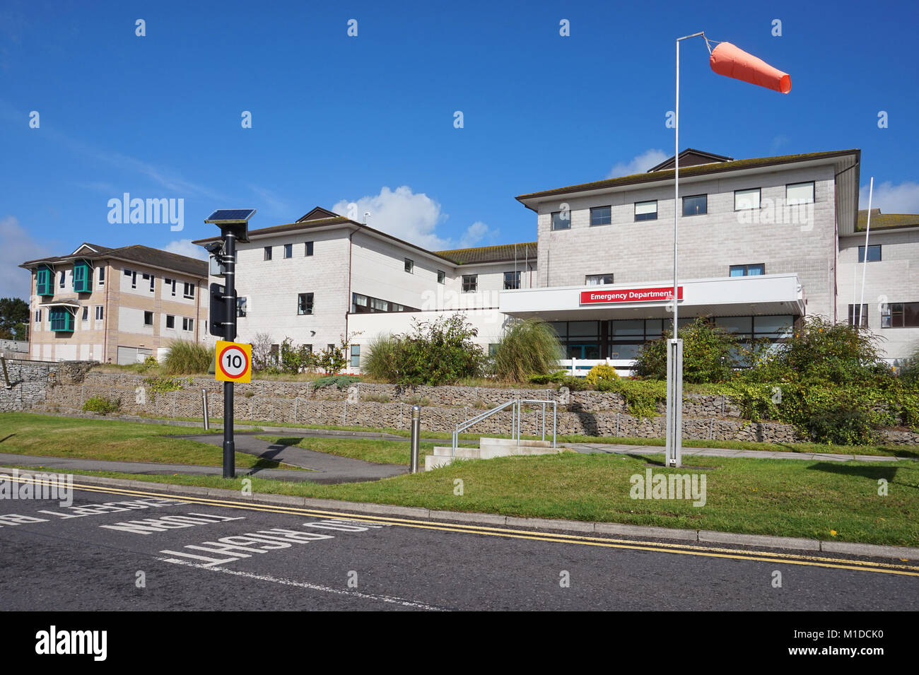 the royal cornwall hospital truro cornwall Stock Photo