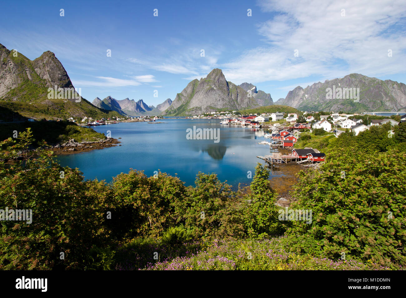 Reine village, Lofoten islands, Norway Stock Photo - Alamy