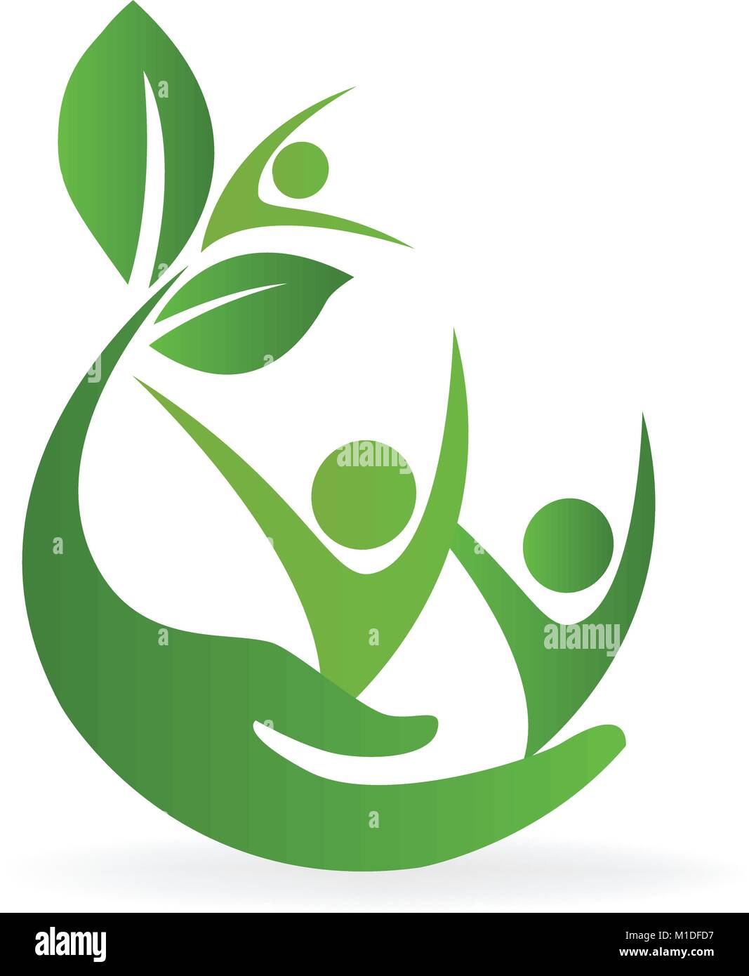 Health Nature Care Logo Stock Vector Image Art Alamy